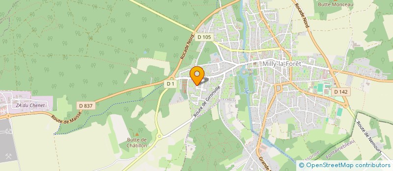 localisation de l'entreprise SUSHI EVENT  MILLY-LA-FORET