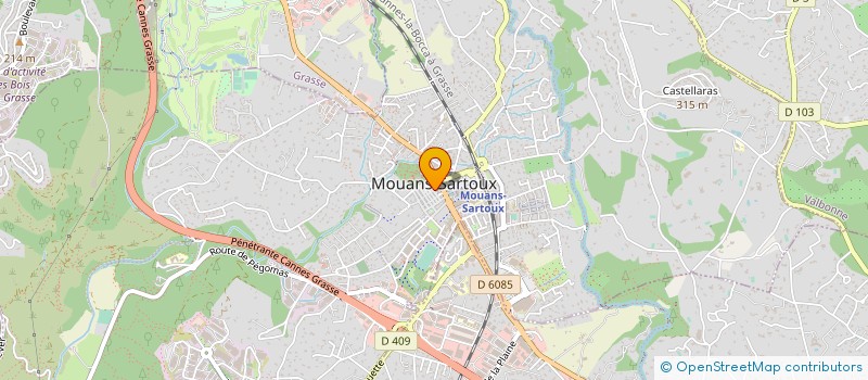 localisation de l'entreprise SUSHI FOR EVER  MOUANS-SARTOUX