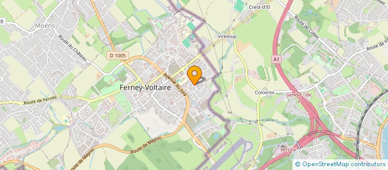 localisation de l'entreprise SUSHI FRIENDLY à FERNEY-VOLTAIRE