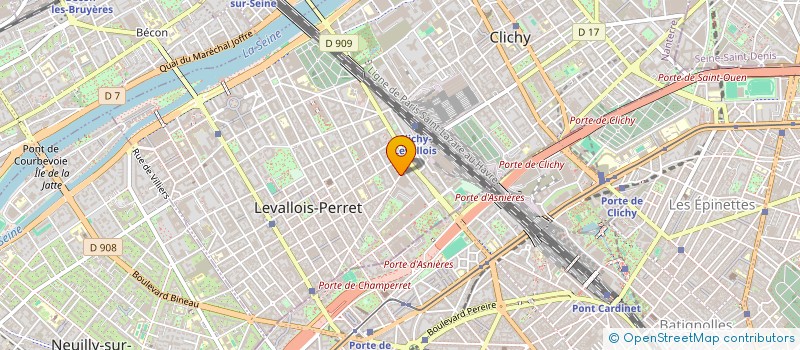 localisation de l'entreprise SUSHI GOURMET AVIGNON SUD à LEVALLOIS-PERRET
