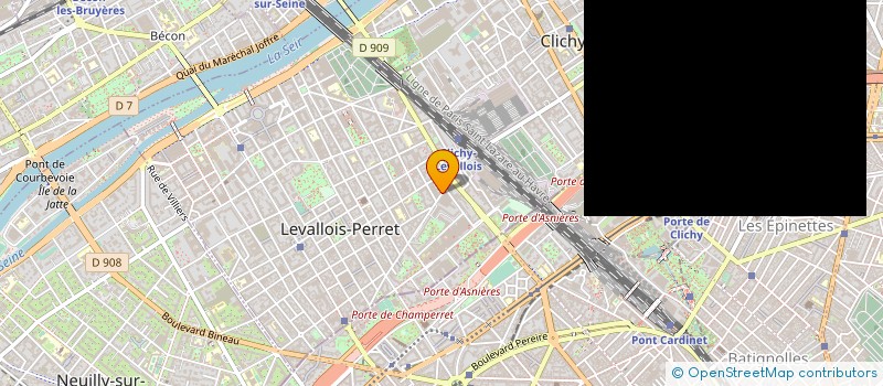 localisation de l'entreprise SUSHI GOURMET STRASBOURG à LEVALLOIS-PERRET