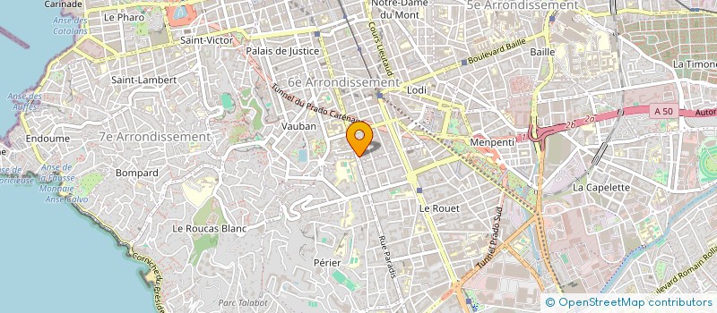 localisation de l'entreprise SUSHI GRAYZEN à MARSEILLE