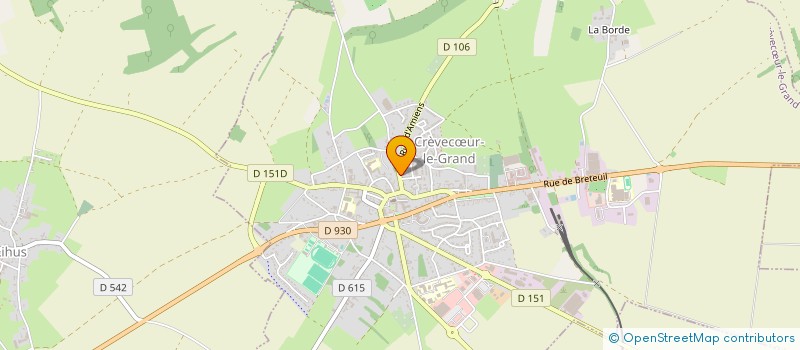 localisation de l'entreprise SUSHI JM 60  CREVECUR-LE-GRAND