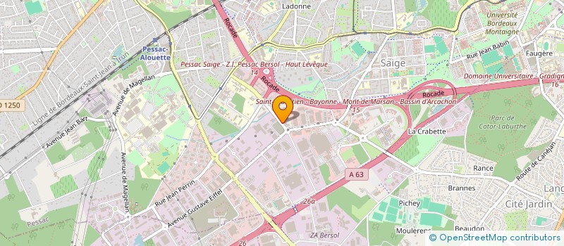 localisation de l'entreprise SUSHI KOBBO  PESSAC