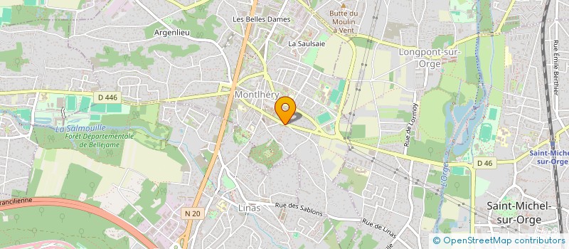 localisation de l'entreprise SUSHI L.J.Y. à MONTLHERY