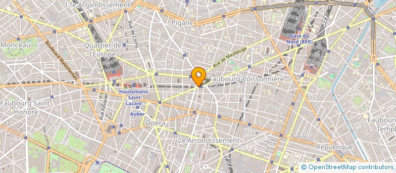 localisation de l'entreprise SUSHI LAFAYETTE  PARIS