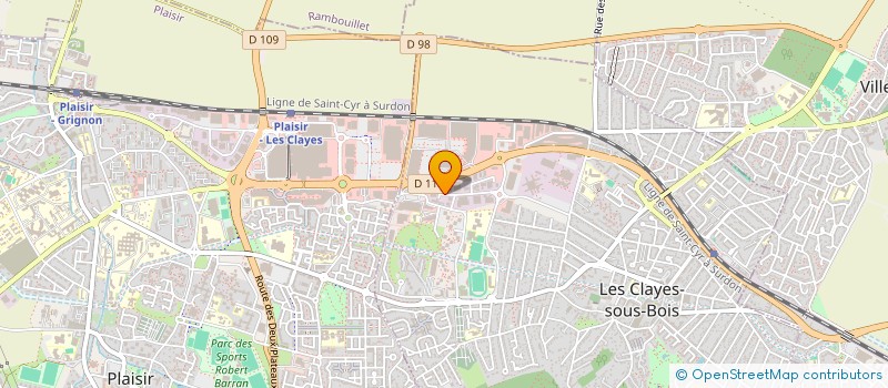 localisation de l'entreprise SUSHI LIN II  LES CLAYES-SOUS-BOIS