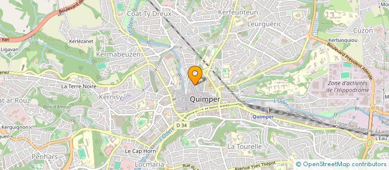 localisation de l'entreprise SUSHI MGL à QUIMPER