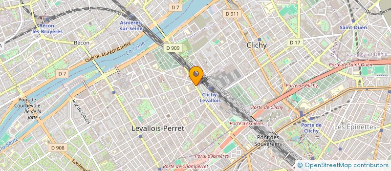 localisation de l'entreprise SUSHI MIX à LEVALLOIS-PERRET