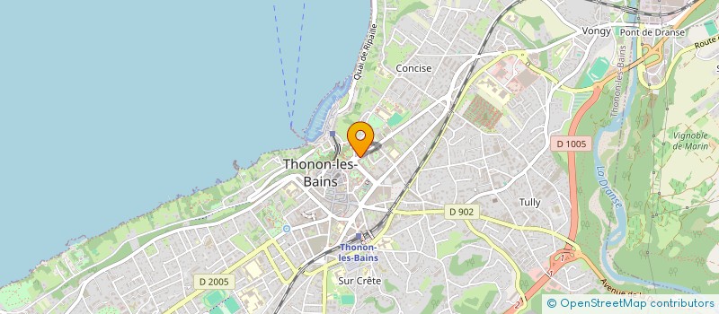 localisation de l'entreprise SUSHI & NEM à THONON-LES-BAINS