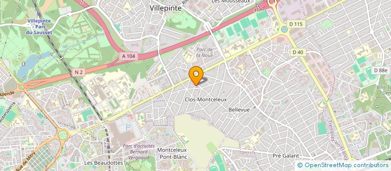 localisation de l'entreprise SUSHI NIGHT DIRECT  VILLEPINTE