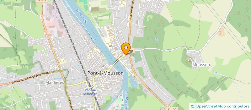 localisation de l'entreprise SUSHI PAM  PONT-A-MOUSSON