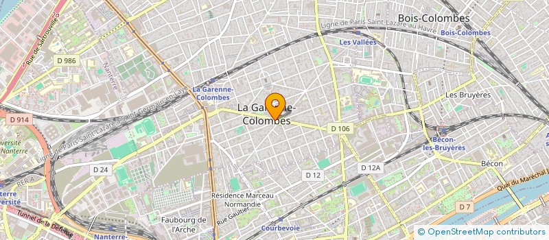 localisation de l'entreprise SUSHI PAN à LA GARENNE-COLOMBES