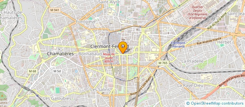 localisation de l'entreprise SUSHI PARTY'S  CLERMONT-FERRAND