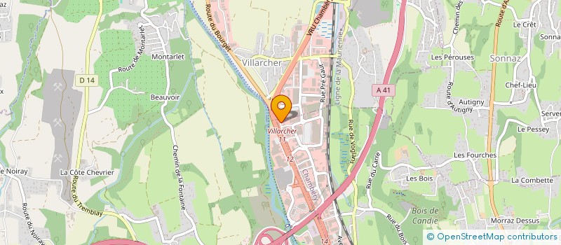 localisation de l'entreprise SUSHI POWER  CHAMBERY