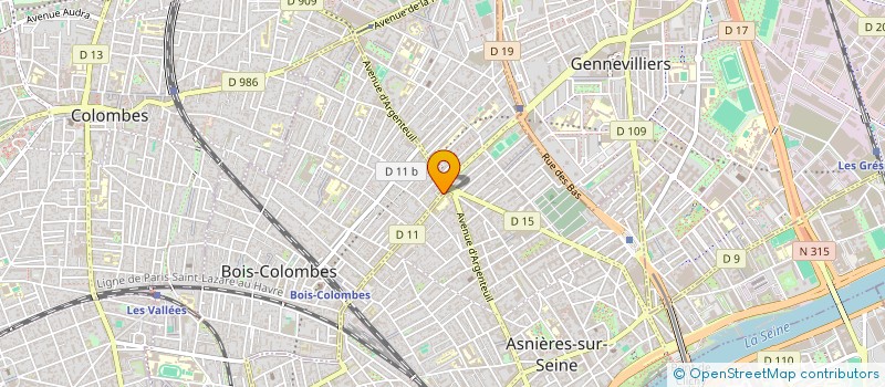 localisation de l'entreprise SUSHI ROYAL à BOIS-COLOMBES