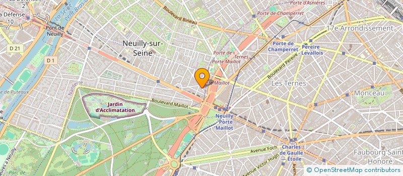 localisation de l'entreprise SUSHI'S à NEUILLY-SUR-SEINE