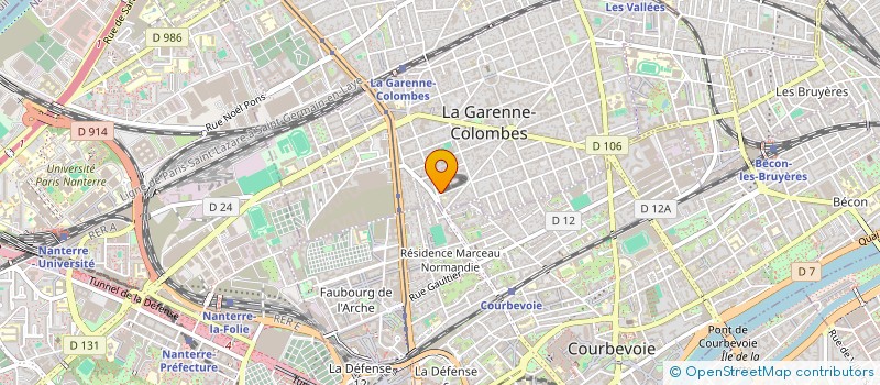localisation de l'entreprise SUSHI SAIKO à LA GARENNE-COLOMBES