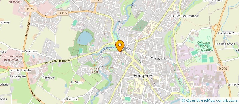localisation de l'entreprise SUSHI-SAMA à FOUGERES