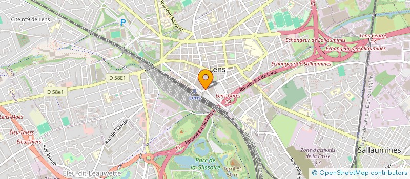 localisation de l'entreprise SUSHI SWAN  LENS