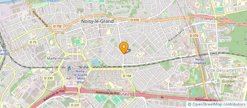 localisation de l'entreprise SUSHI THAI à NOISY-LE-GRAND