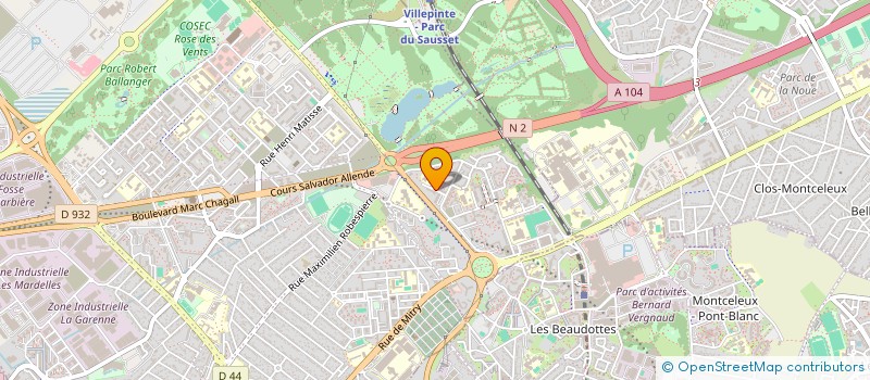 localisation de l'entreprise SUSHI THAI CLUB à AULNAY-SOUS-BOIS