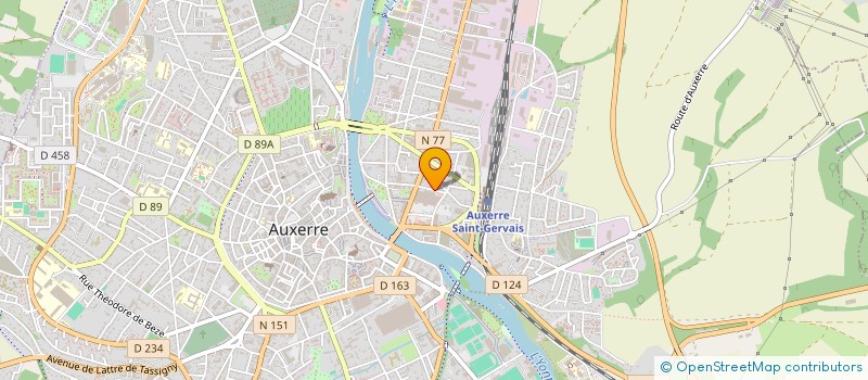 localisation de l'entreprise SUSHI TUONG VI à AUXERRE