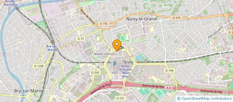 localisation de l'entreprise SUSHI WAN à NOISY-LE-GRAND
