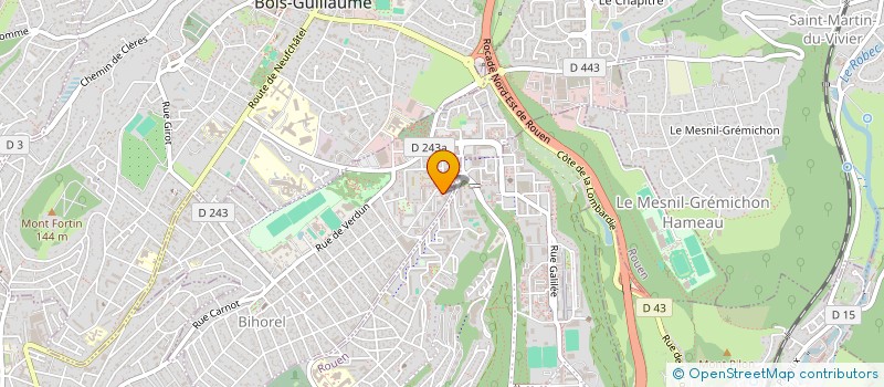 localisation de l'entreprise SUSHI&WOK  BIHOREL