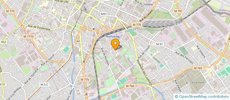 localisation de l'entreprise SUSHI ZAP à TOURCOING
