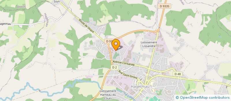 localisation de l'entreprise SUSHIBOX LA PAUSE GOURMANDE à HAGETMAU