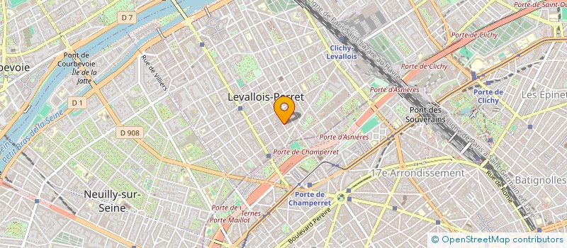 localisation de l'entreprise SUSHIMY à LEVALLOIS-PERRET