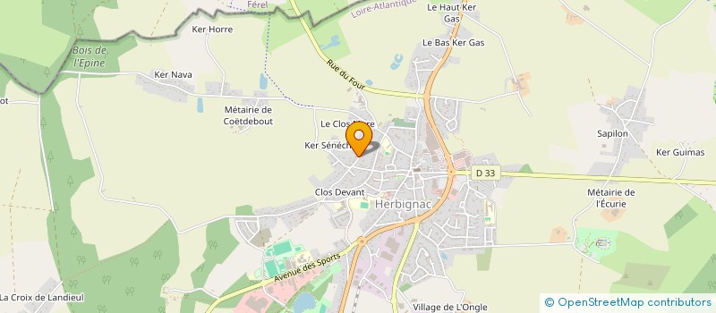 localisation de l'entreprise SUSHIS BREIZH LA TURBALLE à HERBIGNAC