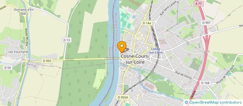 localisation de l'entreprise SUSHIS ET WOK à COSNE-COURS-SUR-LOIRE