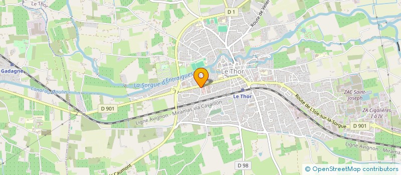 localisation de l'entreprise SUSHITHOR  LE THOR