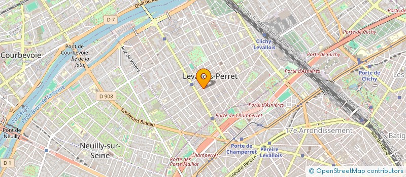 localisation de l'entreprise SUSHIVOGUE à LEVALLOIS-PERRET