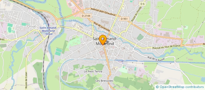 localisation de l'entreprise SUSHIYA  SAINT-AMAND-MONTROND