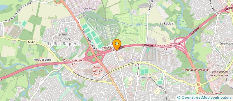 localisation de l'entreprise SUSO TRANSPORT à NANTES