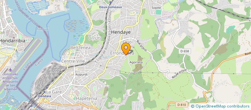 localisation de l'entreprise SUSPERREGUI PIERRE à HENDAYE