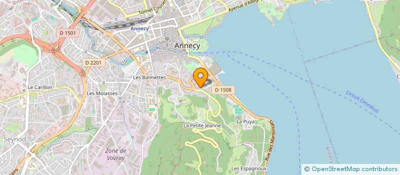 localisation de l'entreprise SUSS - RAISON INDIVISION à ANNECY