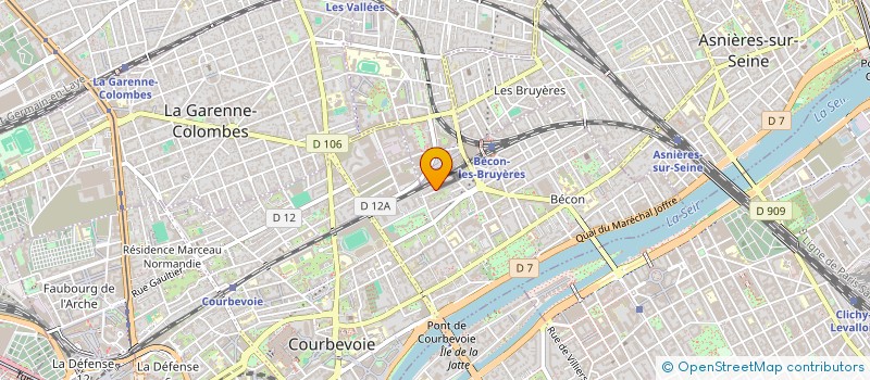 localisation de l'entreprise SUSTAIN VOSGES à COURBEVOIE