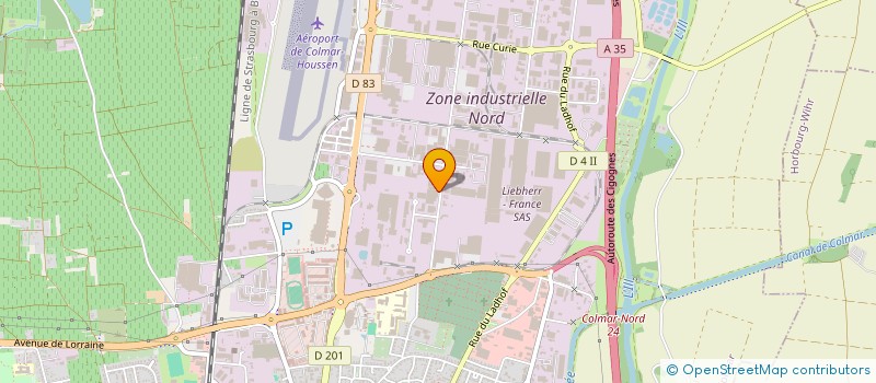 localisation de l'entreprise SUSTO SARL à COLMAR
