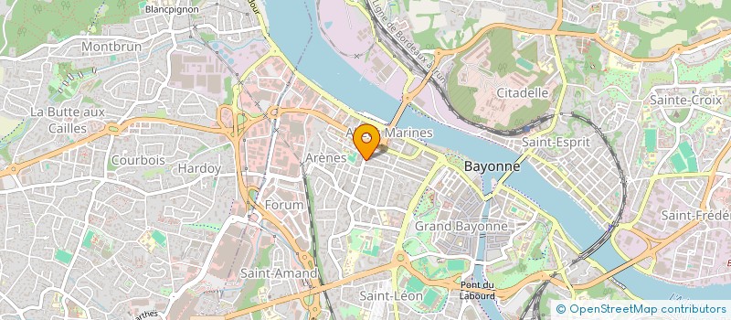 localisation de l'entreprise SUTAR à BAYONNE