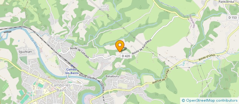 localisation de l'entreprise SUTAREKO GAITEROAK  ITXASSOU