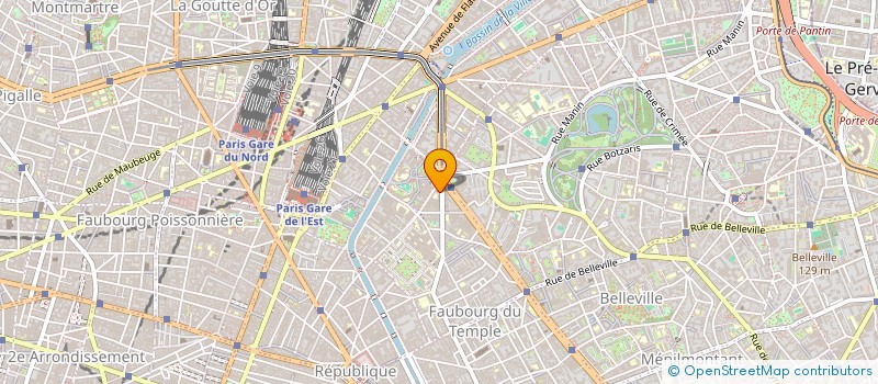 localisation de l'entreprise SUTEX DEPO VET  PARIS