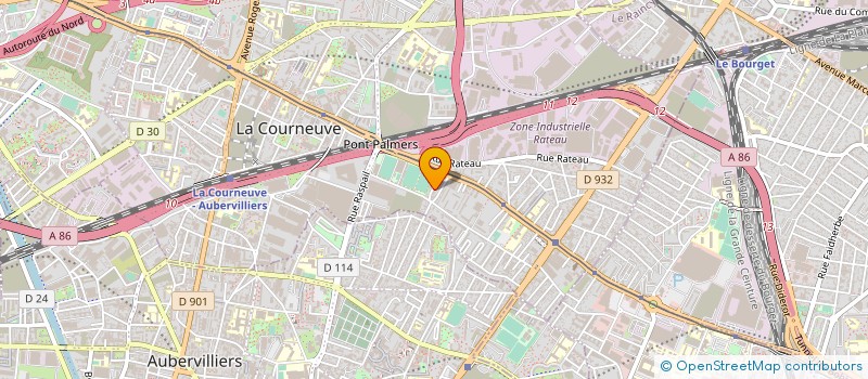 localisation de l'entreprise SUTHARS SERVICES à LA COURNEUVE