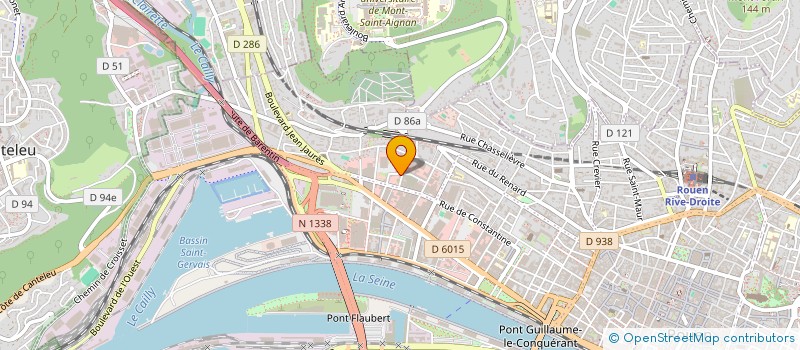 localisation de l'entreprise SUTIMO à ROUEN