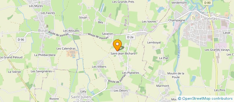 localisation de l'entreprise SUTOMA  SAINT-JULIEN-SUR-VEYLE