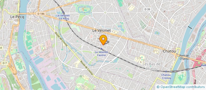 localisation de l'entreprise SUTRA  LE VESINET