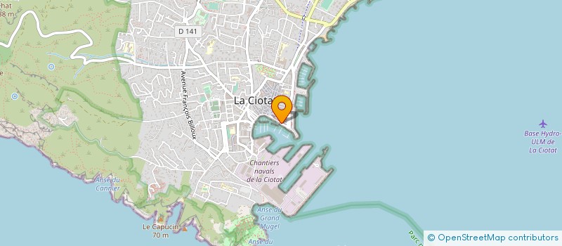 localisation de l'entreprise SUTRIM SUD TRANSACTIONS IMMOBI à LA CIOTAT